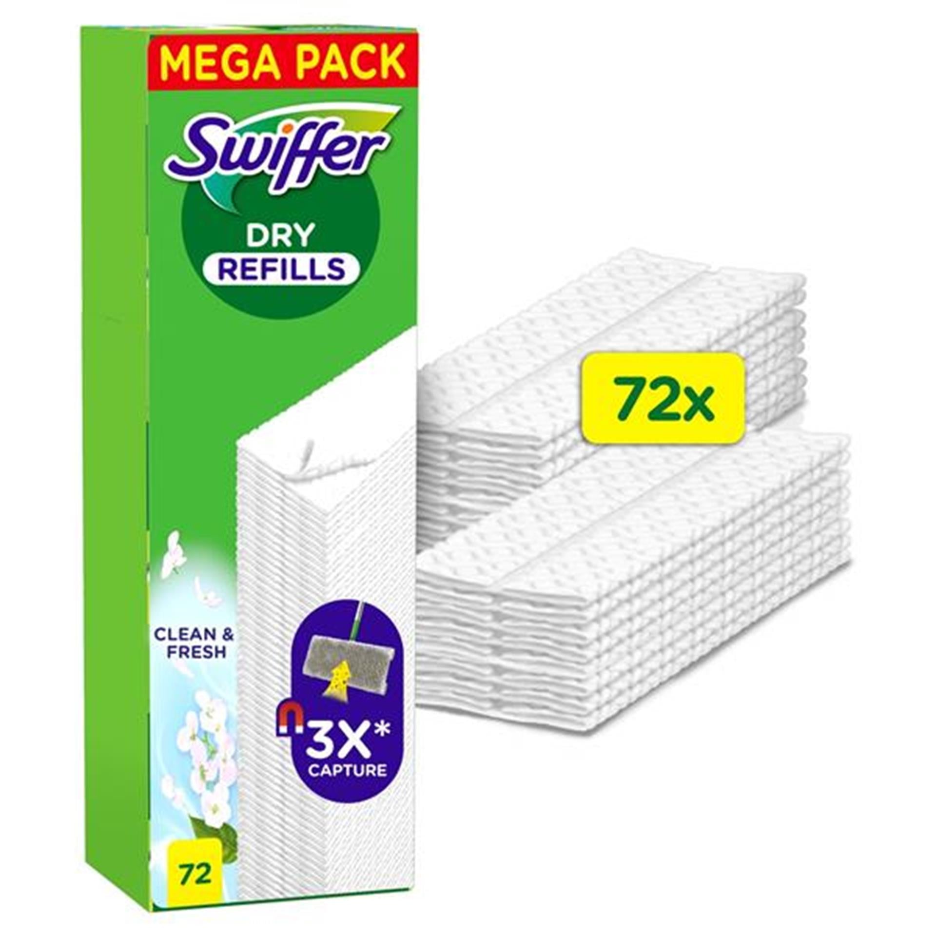 Swiffer dry fresh vloerdoekjes 72 stuks