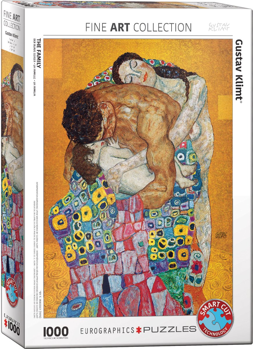 Eurographics - de familie [die familie] - gustav klimt - 1000 stukjes 48×68cm (b×h) - fine art legpuzzel