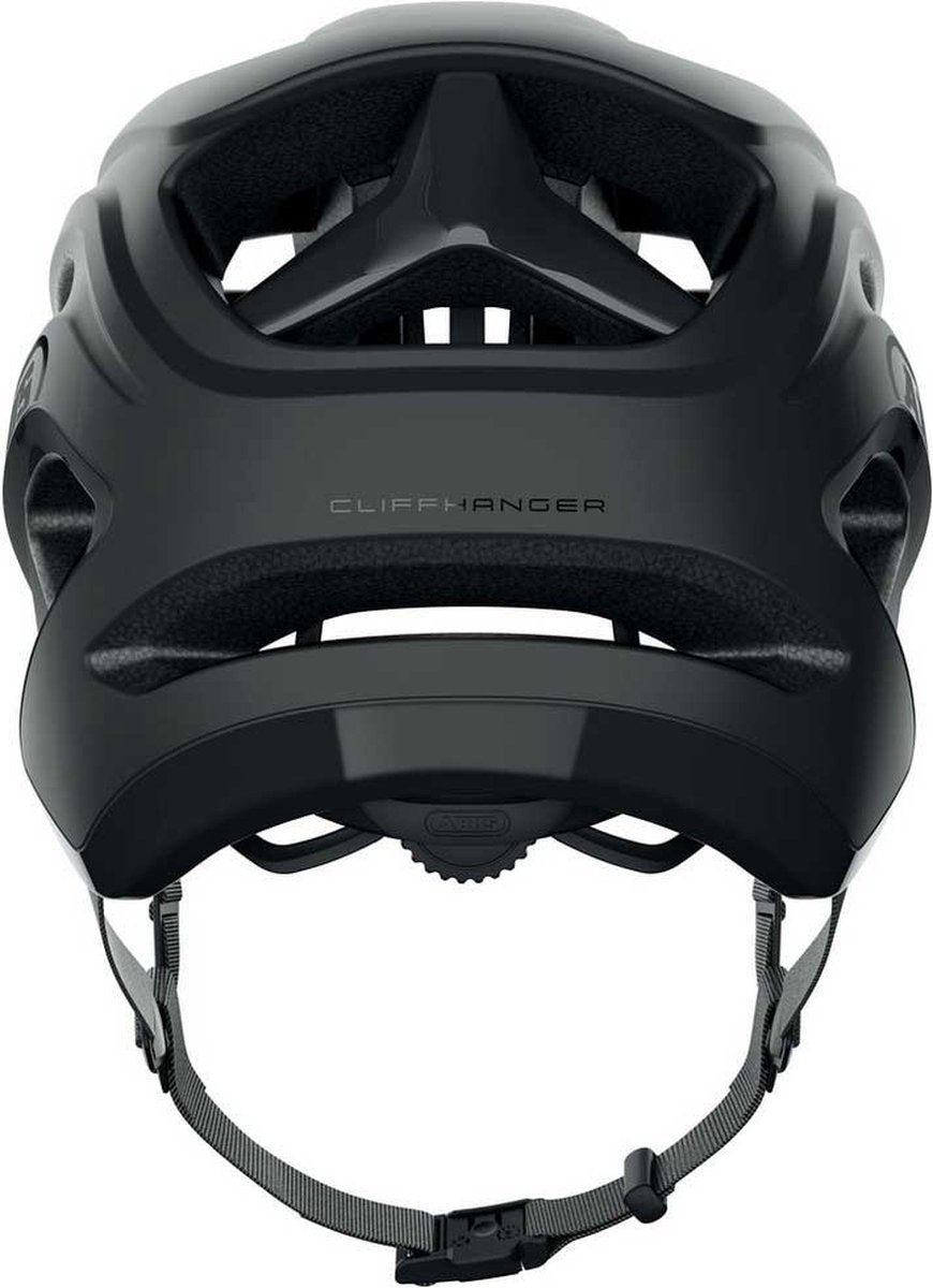 Abus fietshelm cliffhanger velvet black l - 57-61 cm - zwart - geschikt voor gebruik op mountainbikes - 365 g