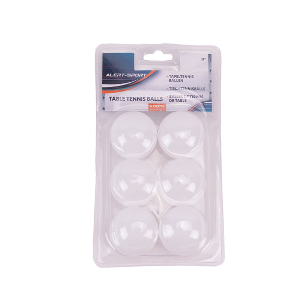 Alert sport tafeltennis ballen 6 stuks