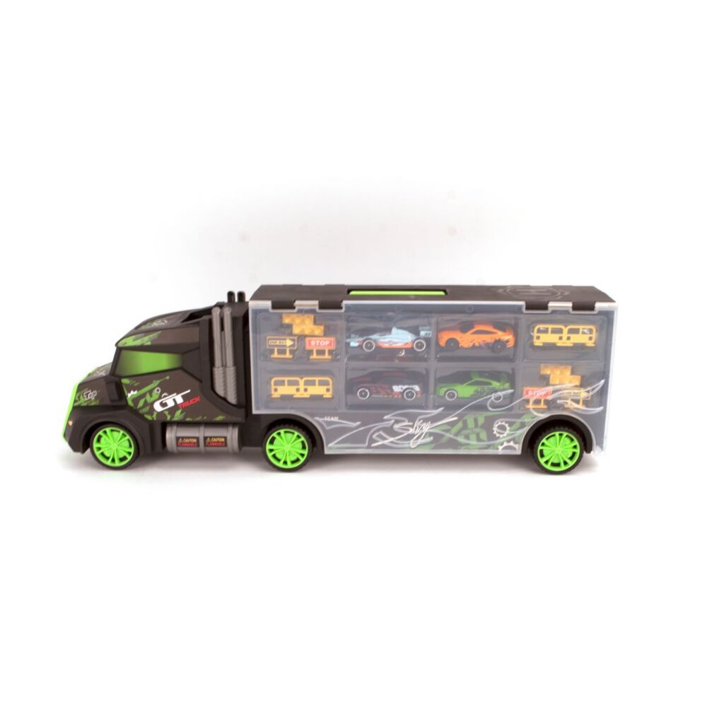 Rapid wiel autotransporter draagtas + 4 auto's