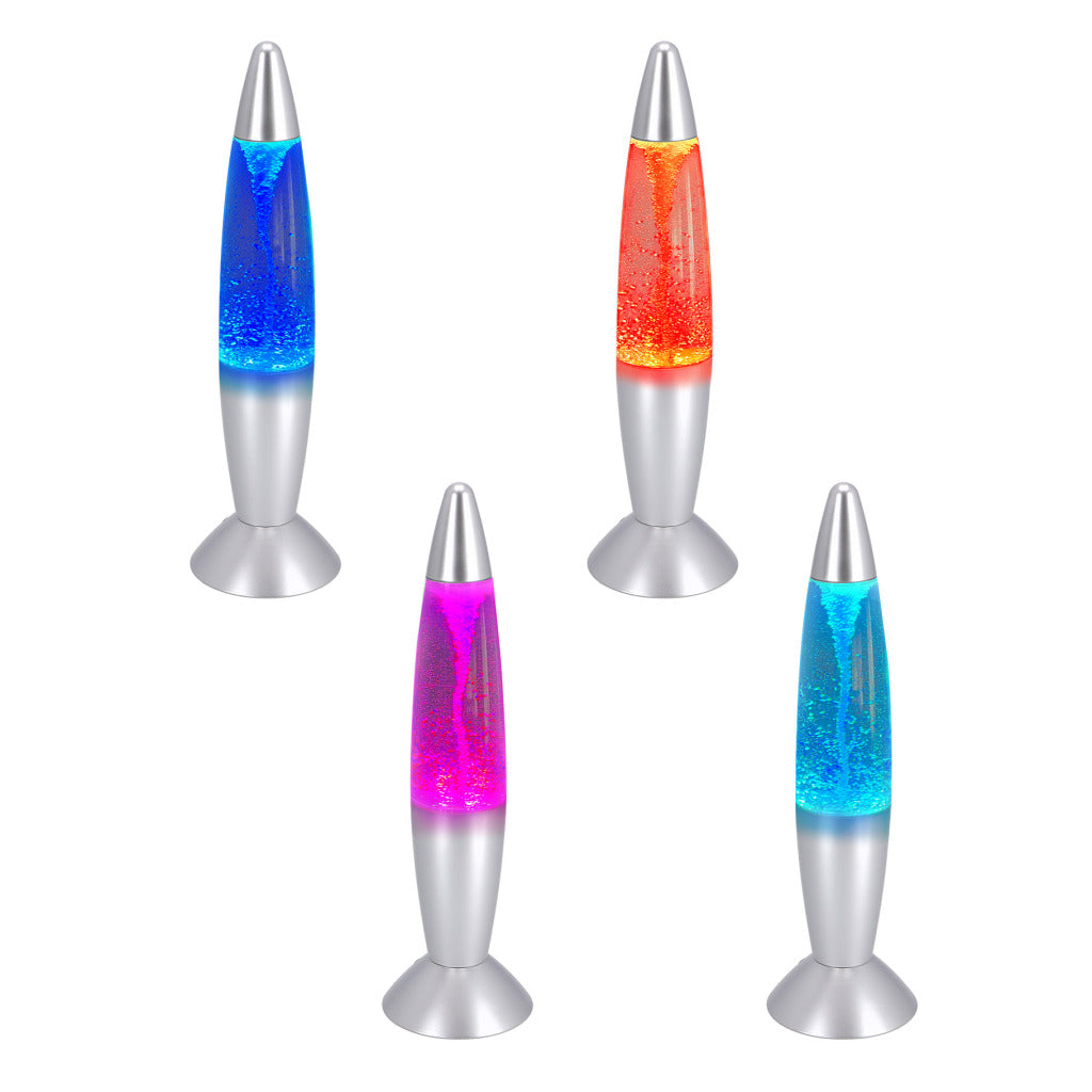 Overige merken party time tornado led lamp 35 cm transparant zilver
