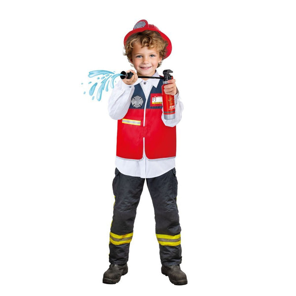 Kiddygo brandweer verkleedset speelgoed met accessoires voor kinderen.