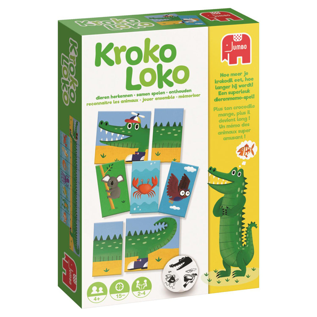 Jumbo speelkwartier kroko loko memospel