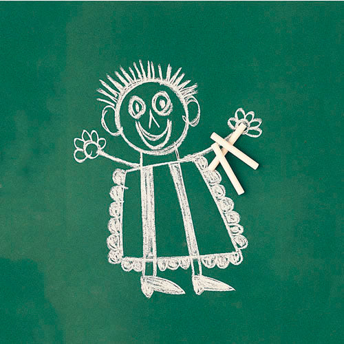 Ses bordkrijt wit ø10mm pakje a 12st