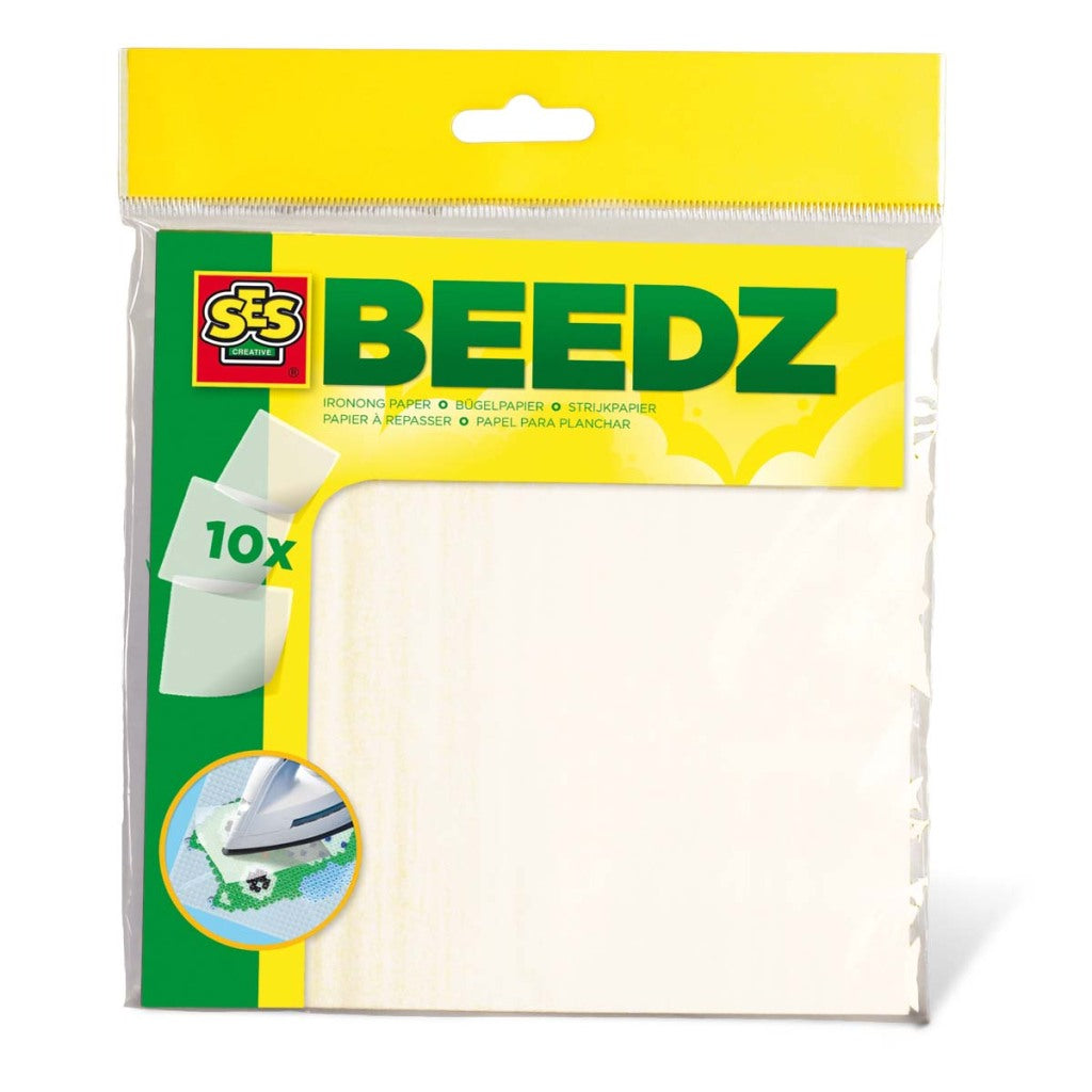 Ses strijkkralenpapier, 10st.