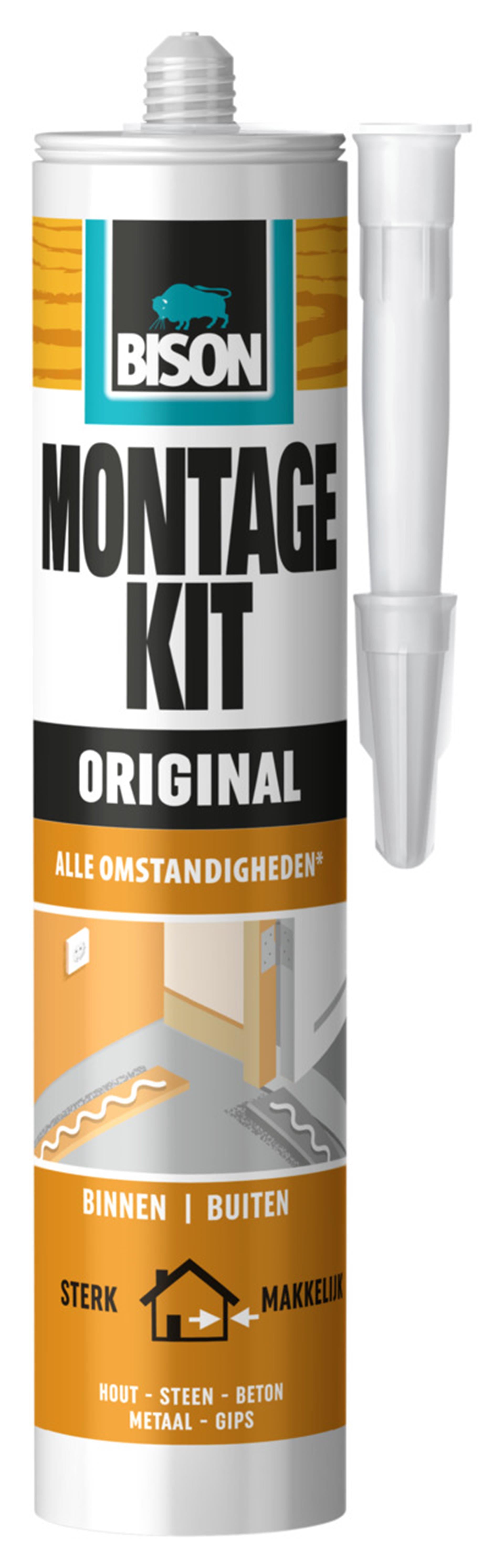 Bison montagekit 310 ml binnen en buiten