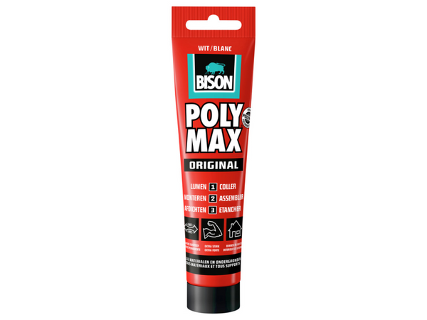 Bison poly max original 165g hangtube wit