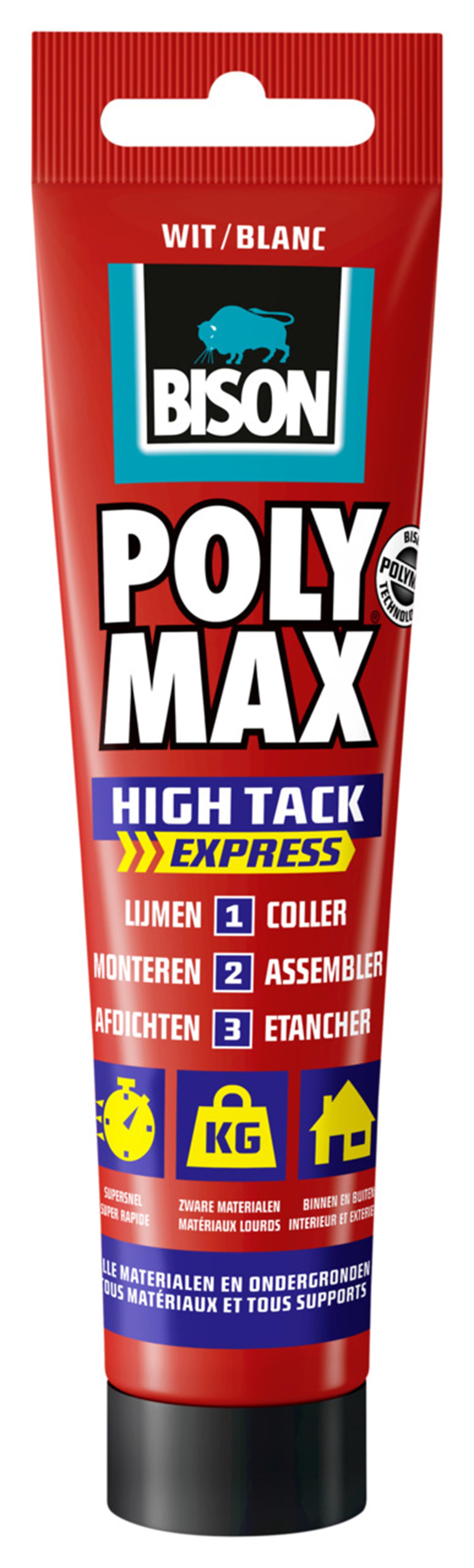 Bison poly max high tack express wit