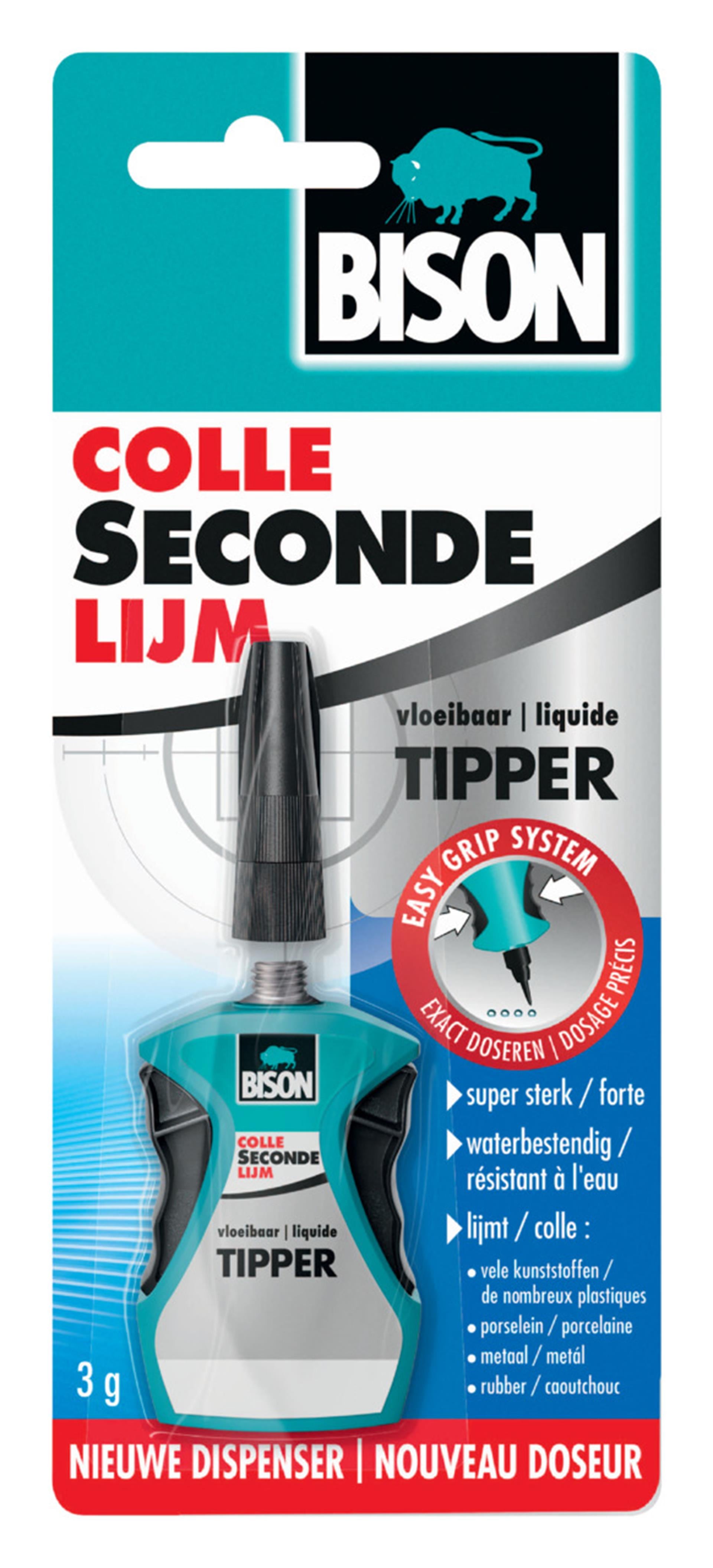 Bison secondelijm kiepwagen