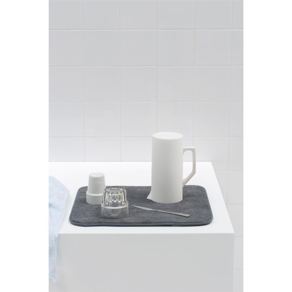 Brabantia afdruipmat zinkzijde microvezel 47x40 cm