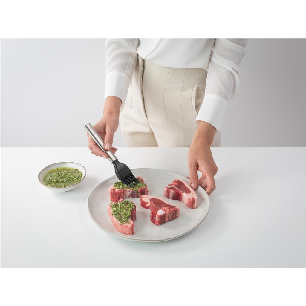 Brabantia bakkwast profiel siliconen RVS