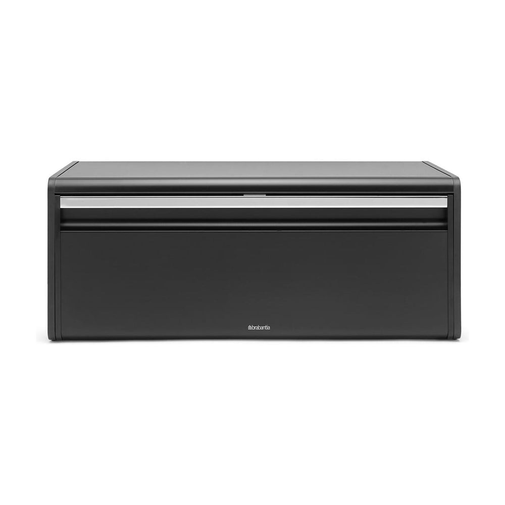 Brabantia broodtrommel met klepdeksel mat zwart