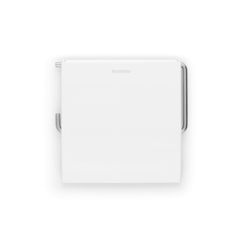 Brabantia renew toiletrolhouder met klep - wit