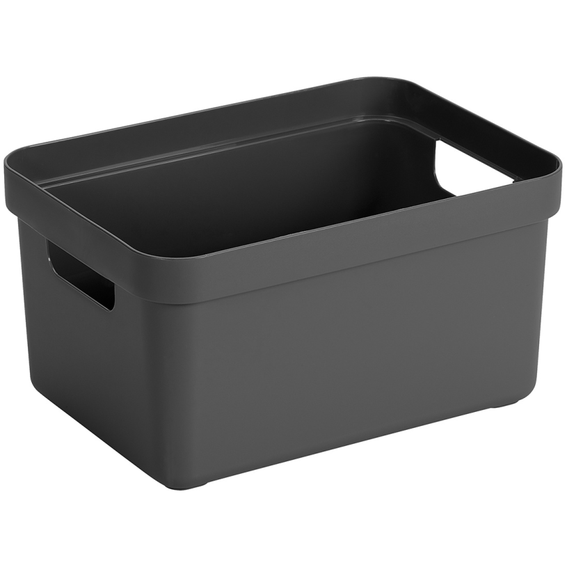 Sunware sigma home opbergbox 13l antraciet