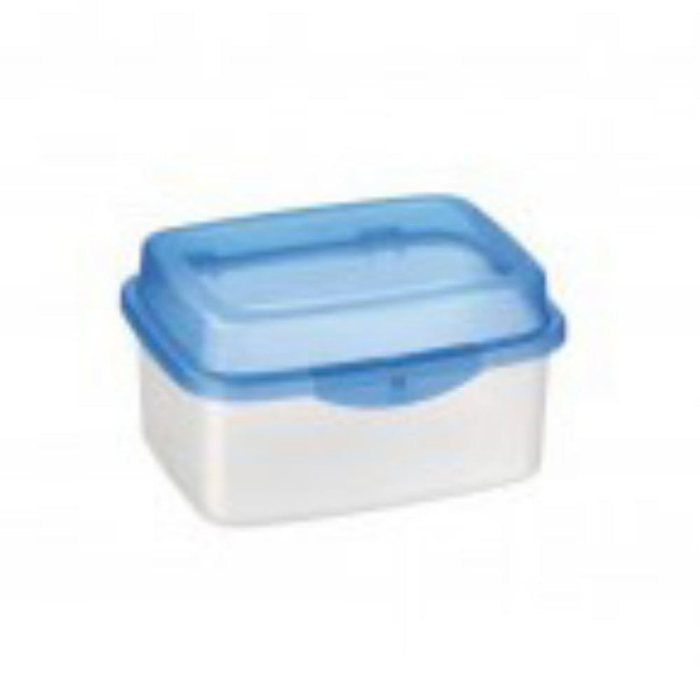 Sunware club cuisine cracker-voorraaddoos 2 liter transparant blauw 19x15x10,5cm