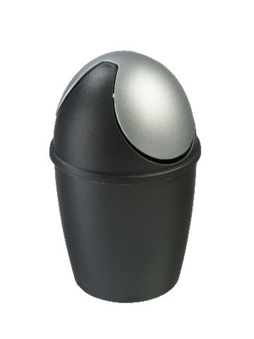 Sunware tiglio tafelafvalemmer 1,5 ltr zwart zilver