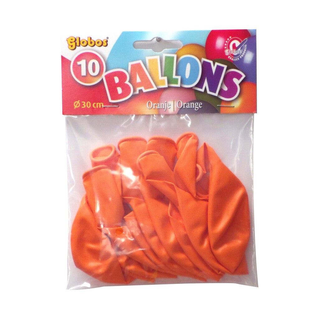 Globos ballonnen 10 stuks oranje