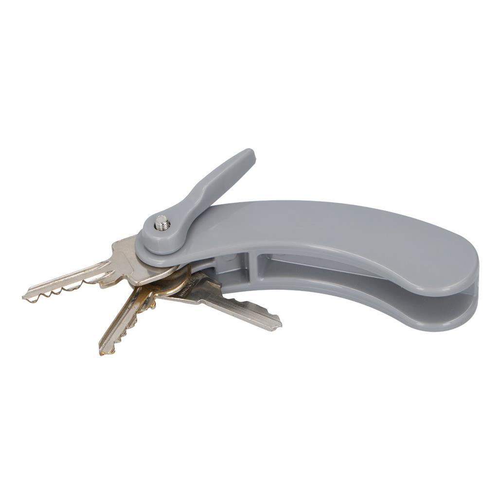 Vivamore sleuteldraaier 12.5x3.5x3.3 cm grijs