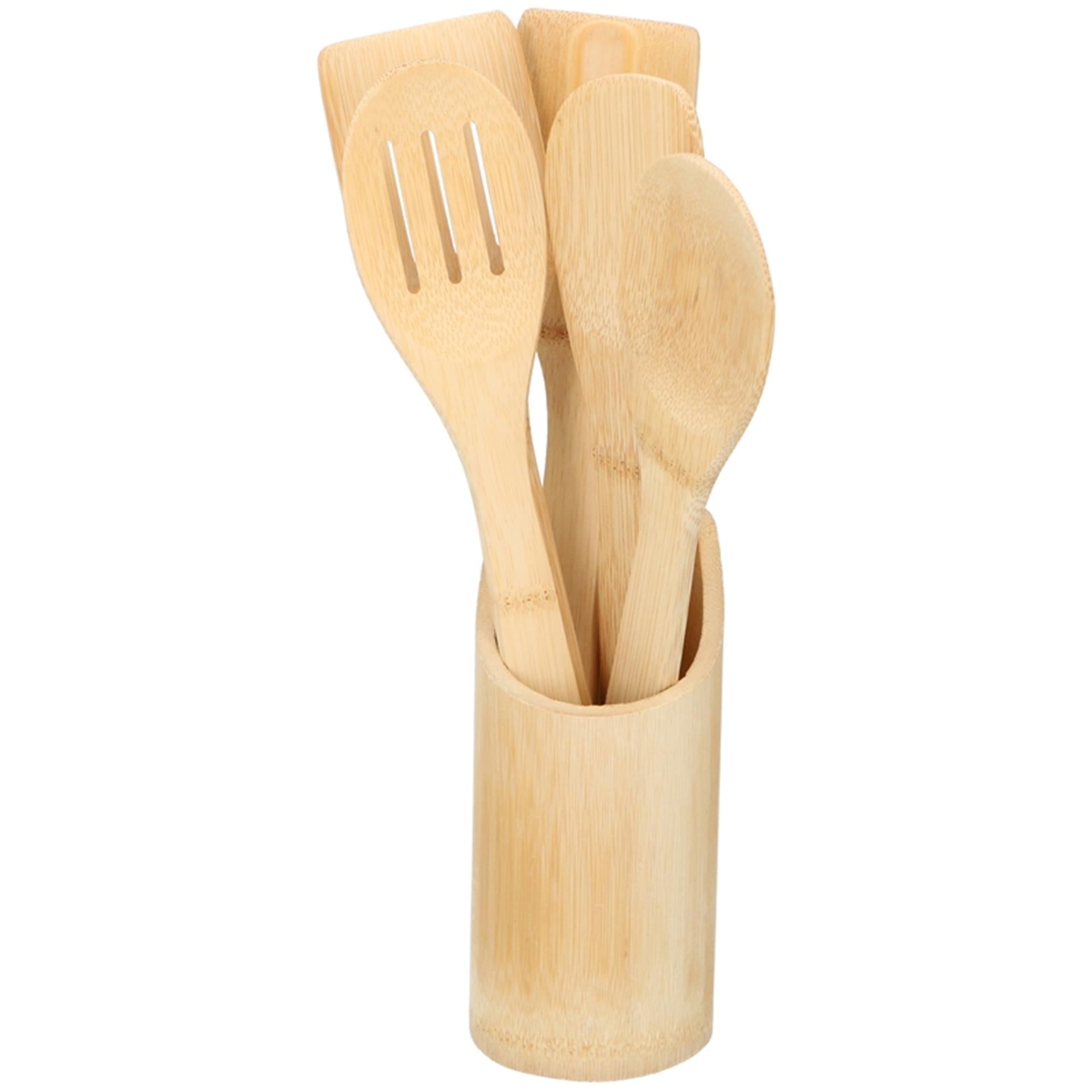 Lifetime cooking spatelset bamboe 5-delig