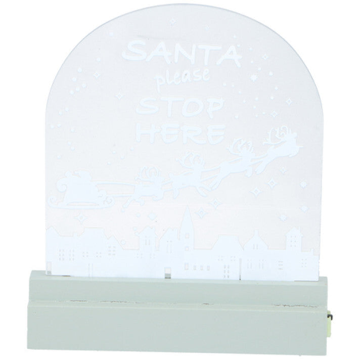 Grundig kerstschild leidde meerkleurig