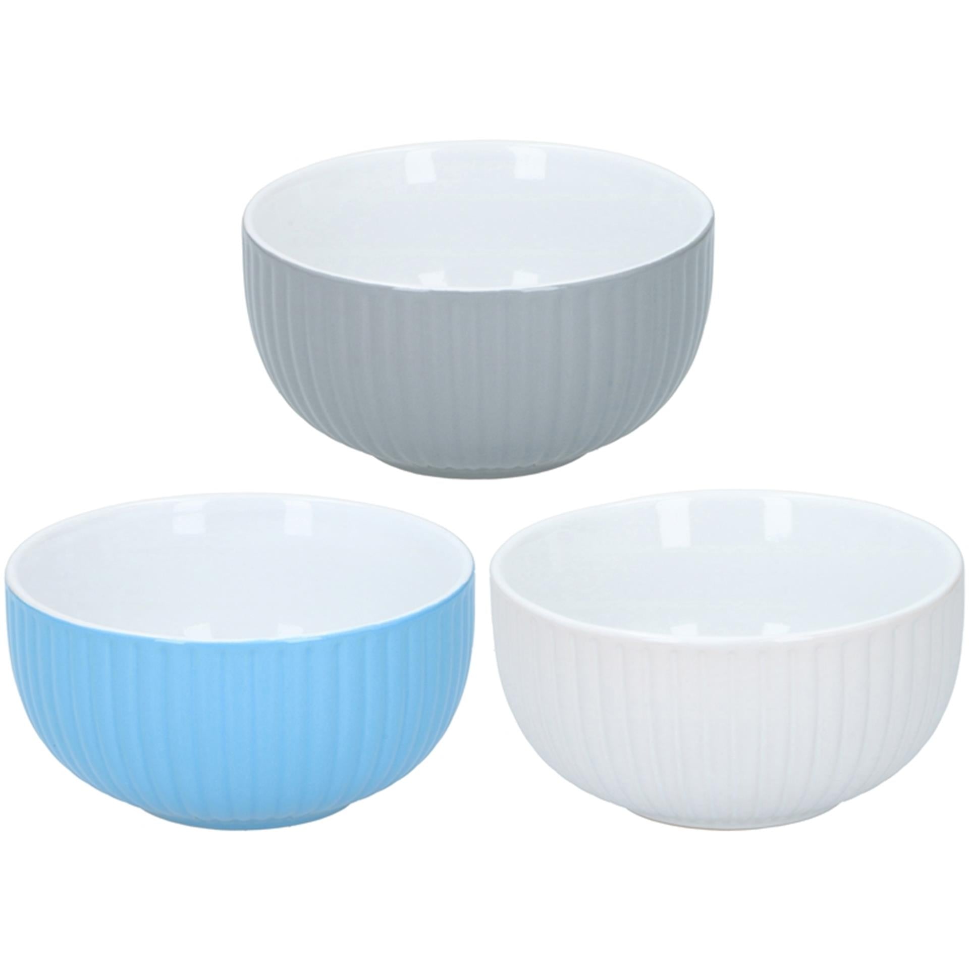 Cuisine elegance schaal geribbeld 500ml ø13,1xh6,6cm