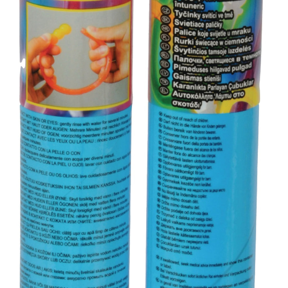 Basic glow in the dark sticks gloeiarmbandjes 15 stuks
