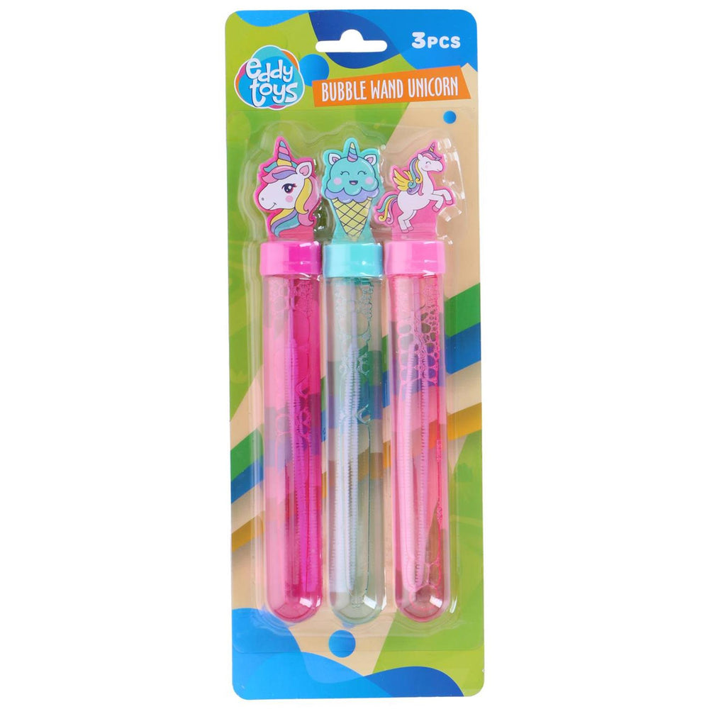 Bellenblaas unicorn 59ml set a 3 stuks