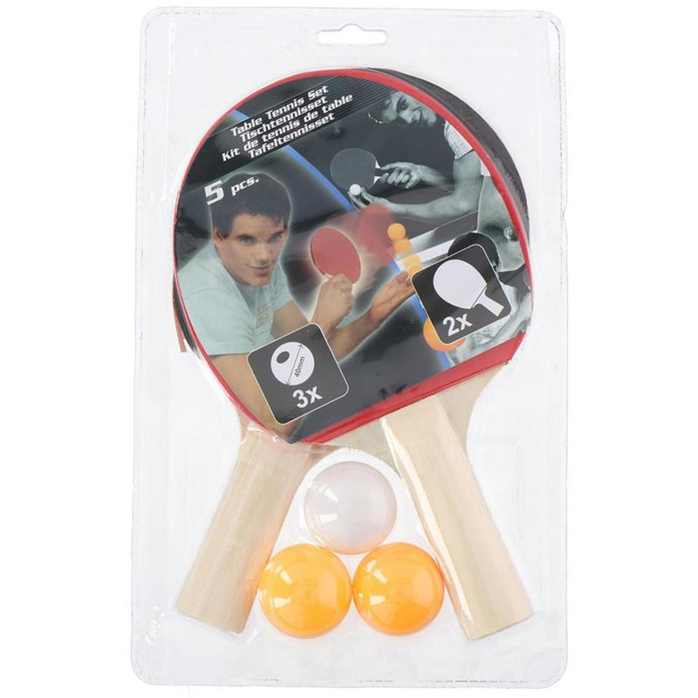 Scatch tafeltennisset 5-delig, 2 batjes en 3 balletjes