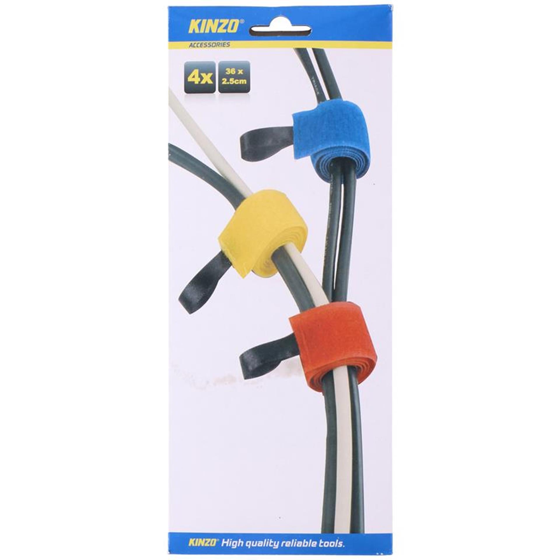 Kinzo kabel organizer set 4-delig