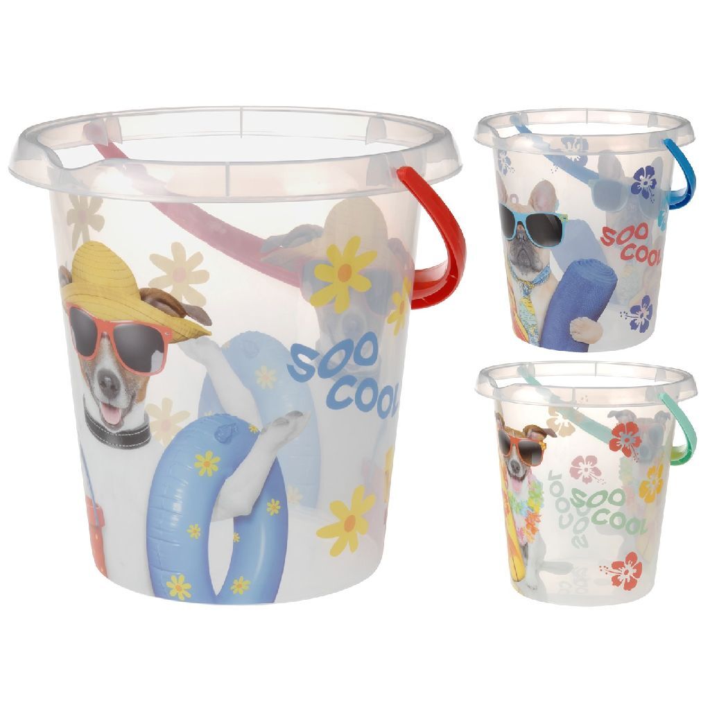 Basis Transparante Emmer met Print 12L