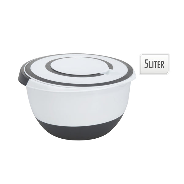 Excellent houseware mengkom 5l wit zwart