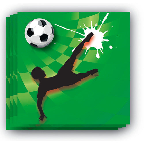 Basic sporty goal napkins 20 count