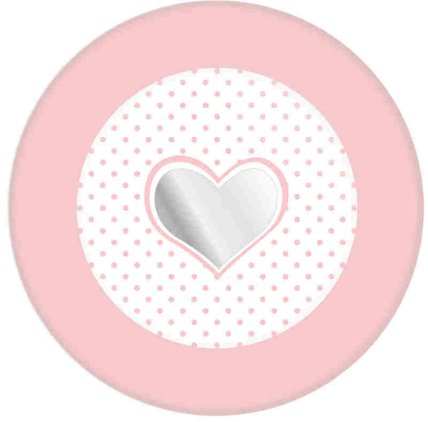 Haza witbaard borden babygirl 8 stuks