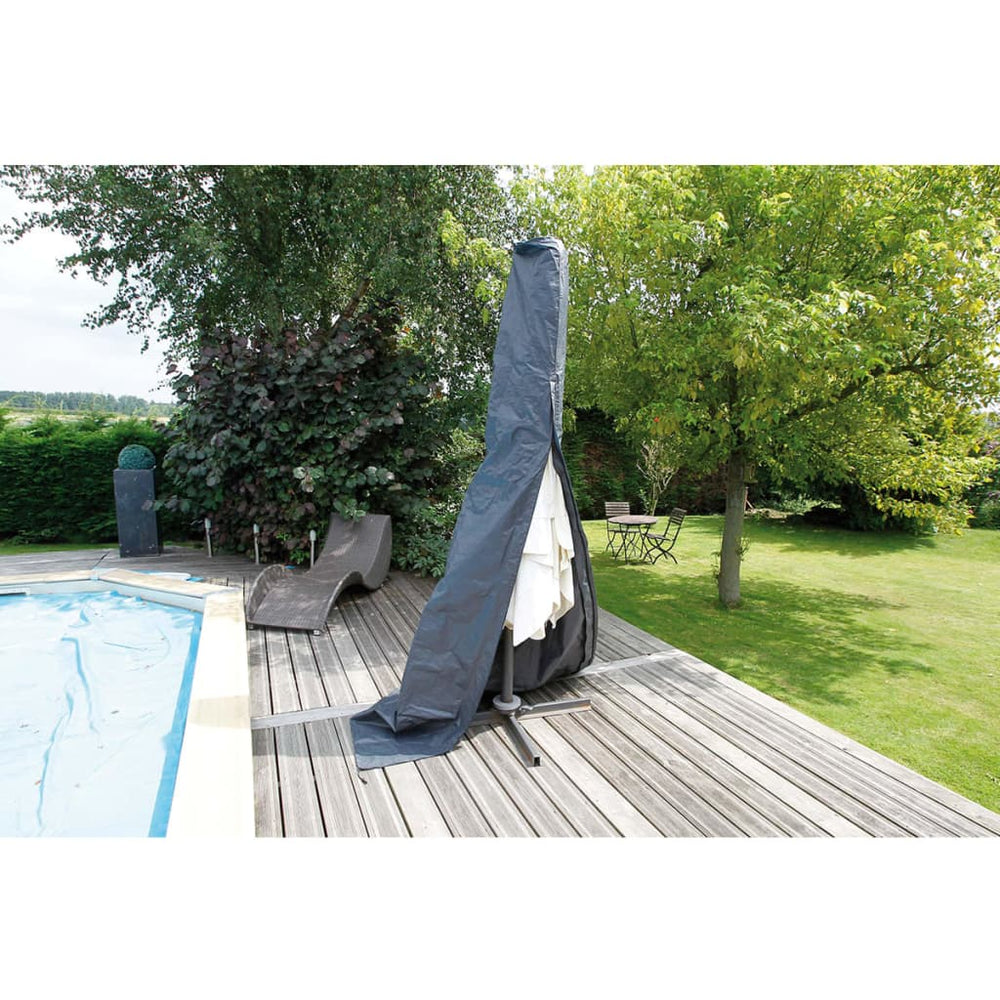 Natuur tuinmeubelafdekhoes voor staande parasol (klein)