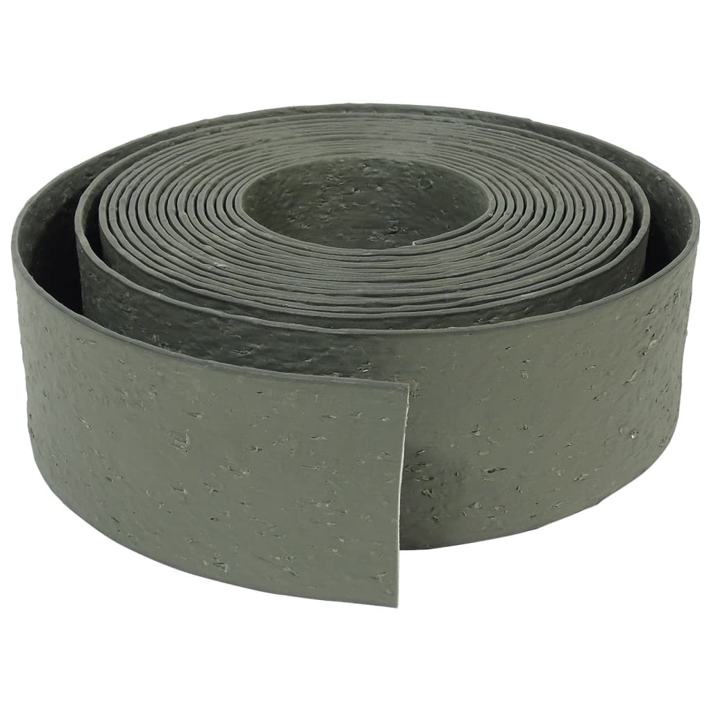 Natuurborderrand 0,12x12 m 5 mm grijs