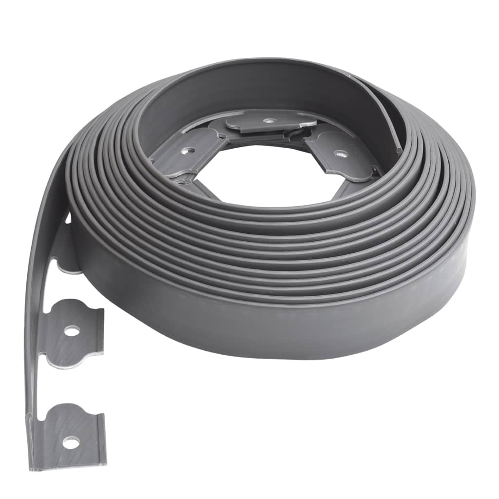 Natuurborderrand 5cmx10m grijs