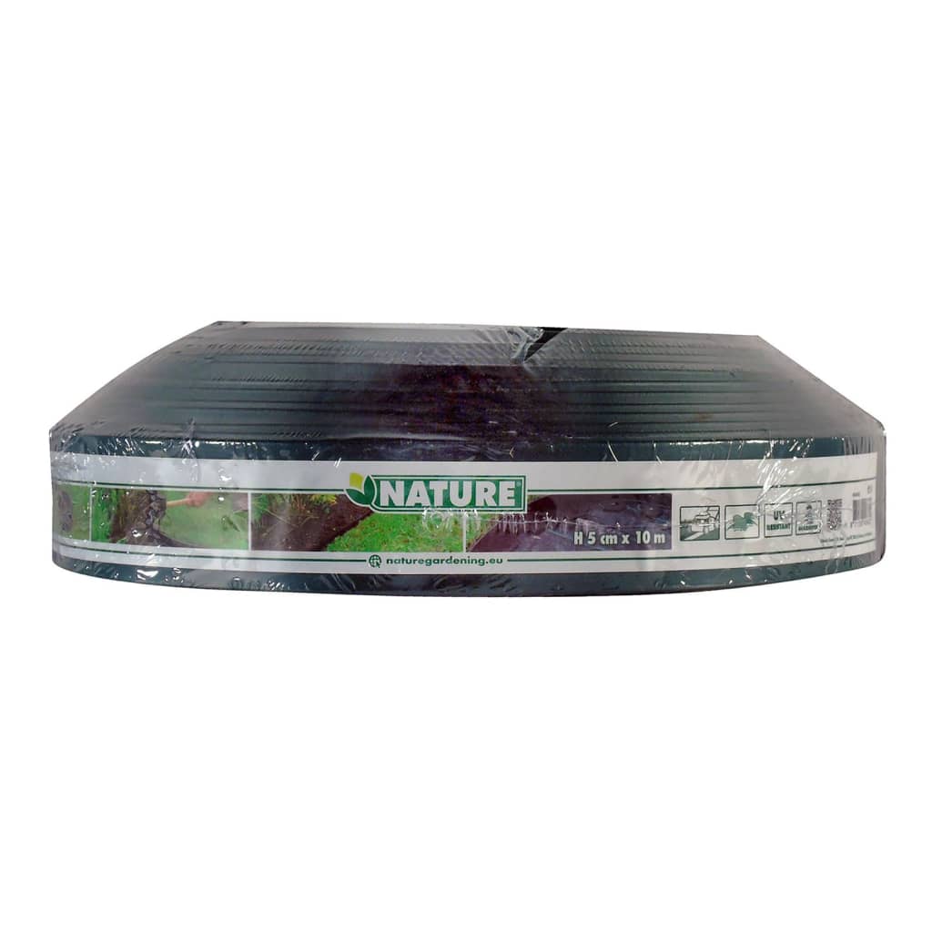Natuurborderrand 5cmx10m groen