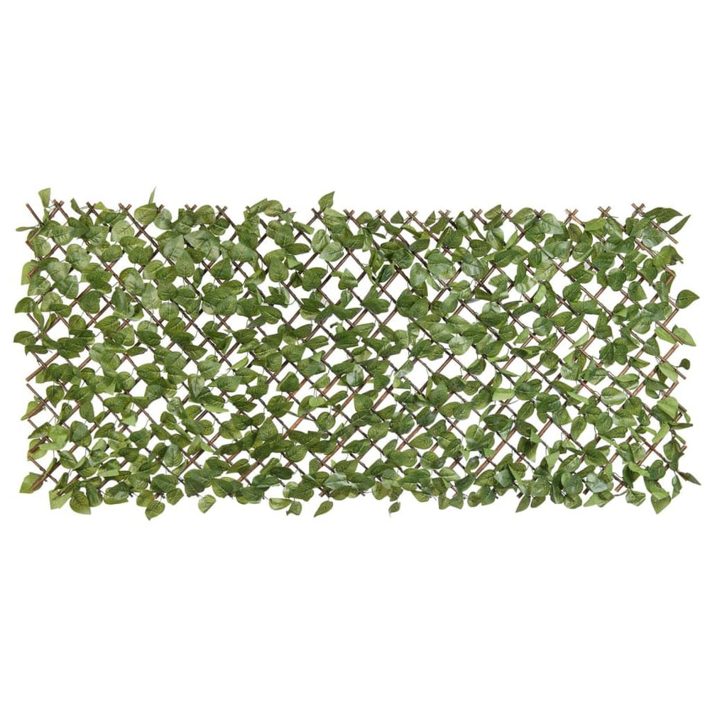 Natuur tuinlatwerk met laurier groene bladeren 90x180 cm