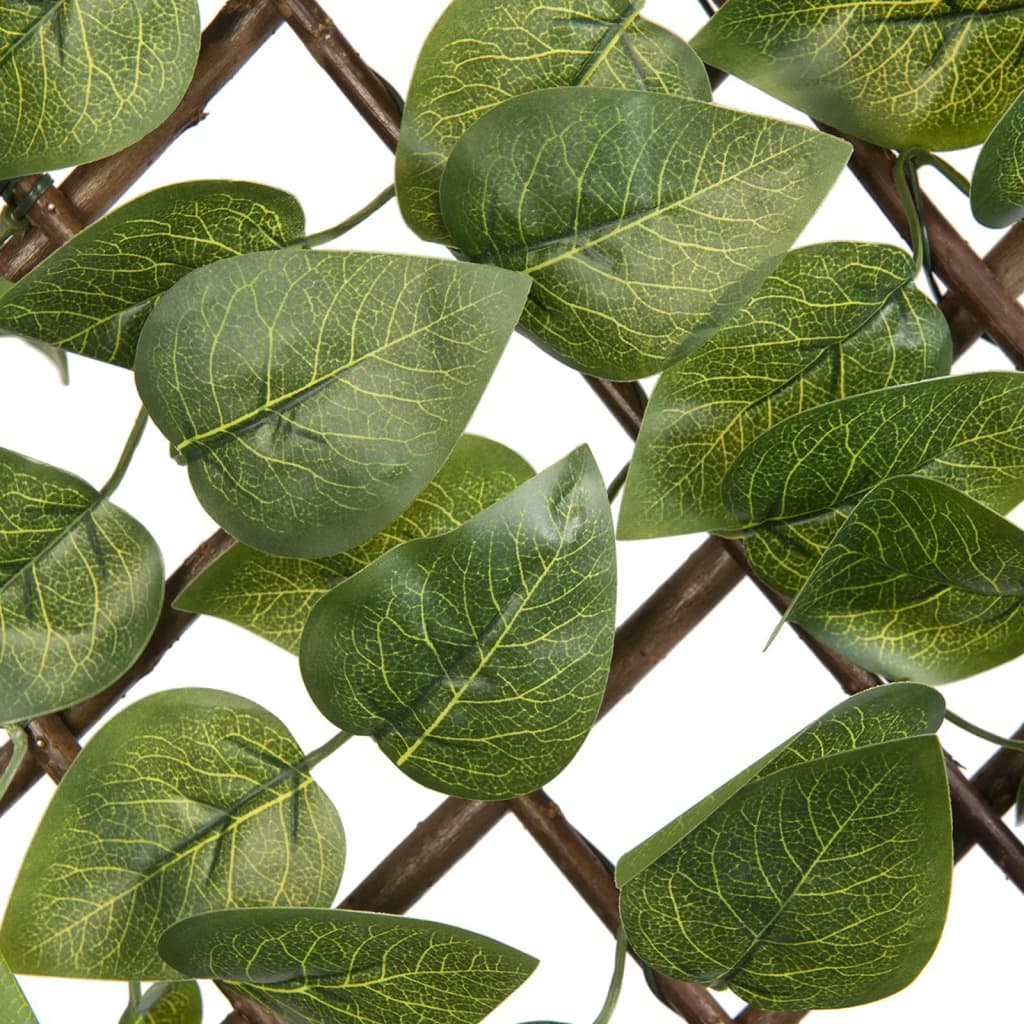 Natuur tuinlatwerk met laurier groene bladeren 90x180 cm