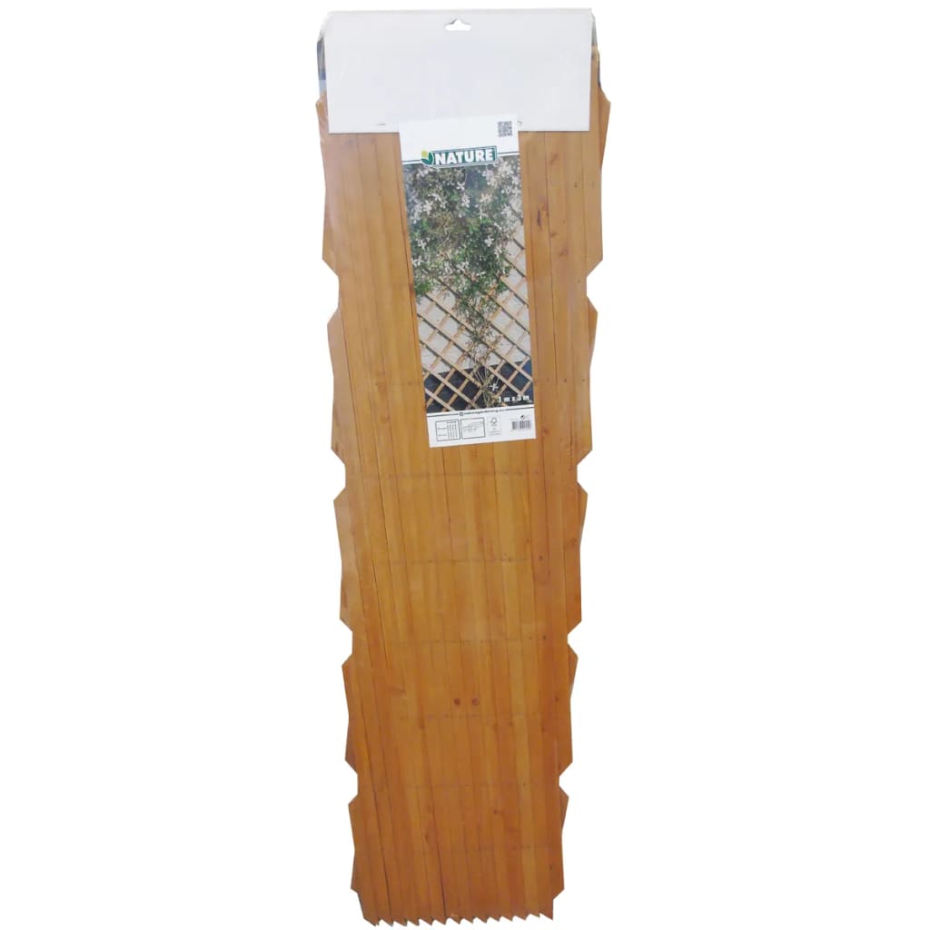 Natuurtuinlatwerk 100x300 cm hout bruin