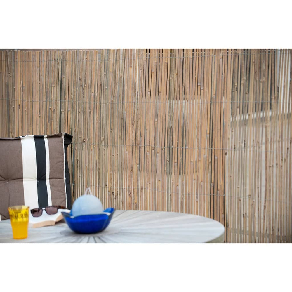 Natuur tuinscherm 1x5 m bamboe