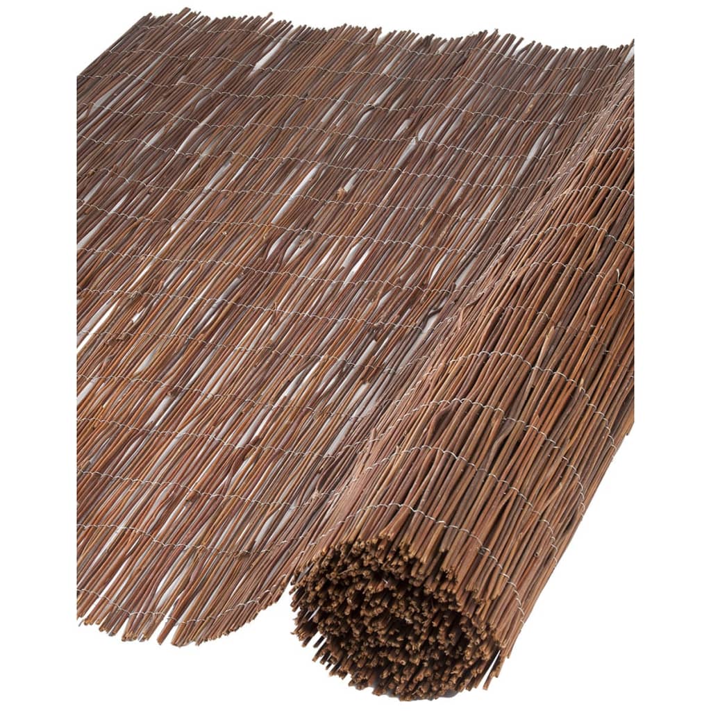 Natuur tuinscherm 1,5x3 m 10 mm dik wilgen