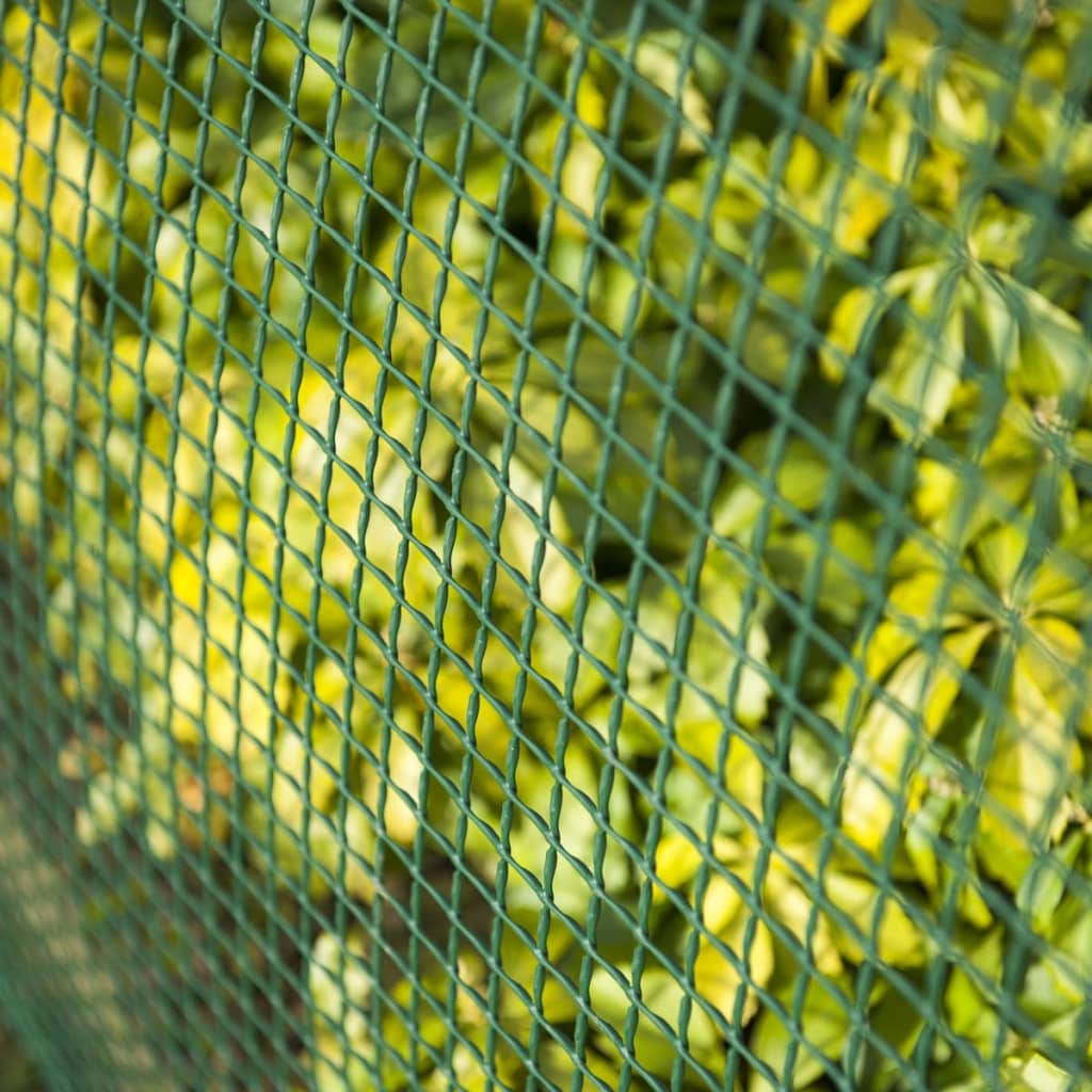 Natuur tuinscherm vierkant gaas 20x20 mm 1x3 m groen