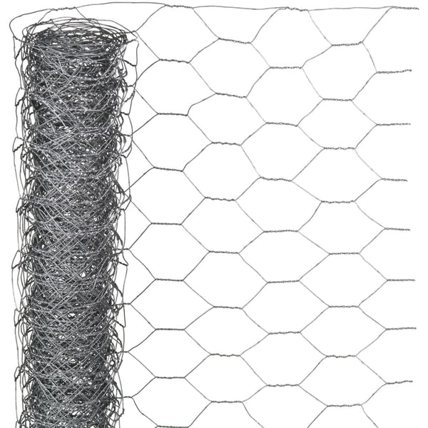 Nature gaas zeshoekig 0,5x2,5 m 25 mm gegalvaniseerd staal