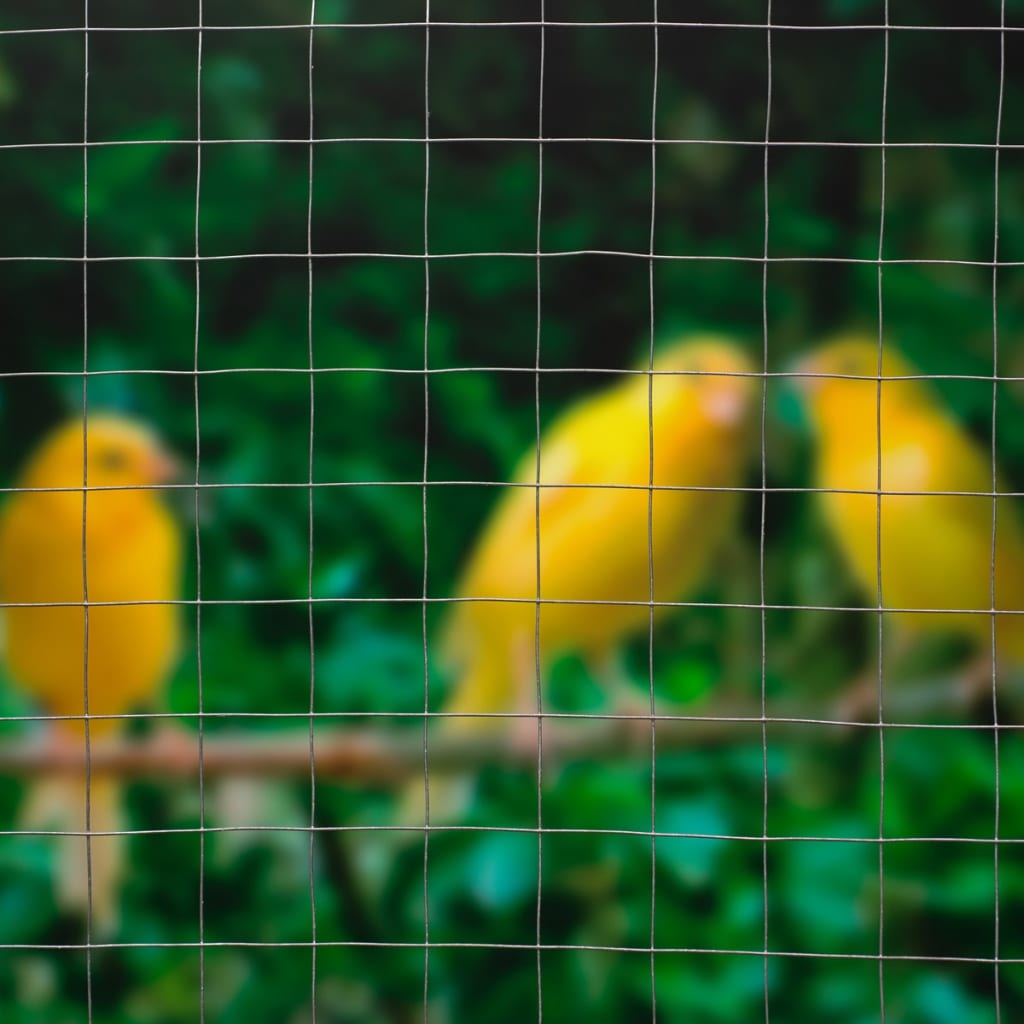 Natuur gaas vierkant 0,5x5 m 13 mm gegalvaniseerd staal