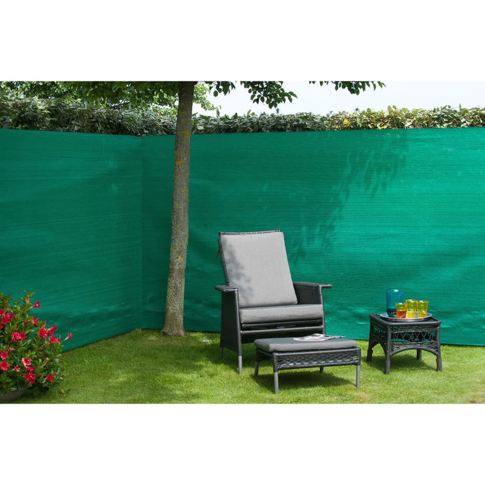 Natuur tuinscherm 1x3 m pe groen