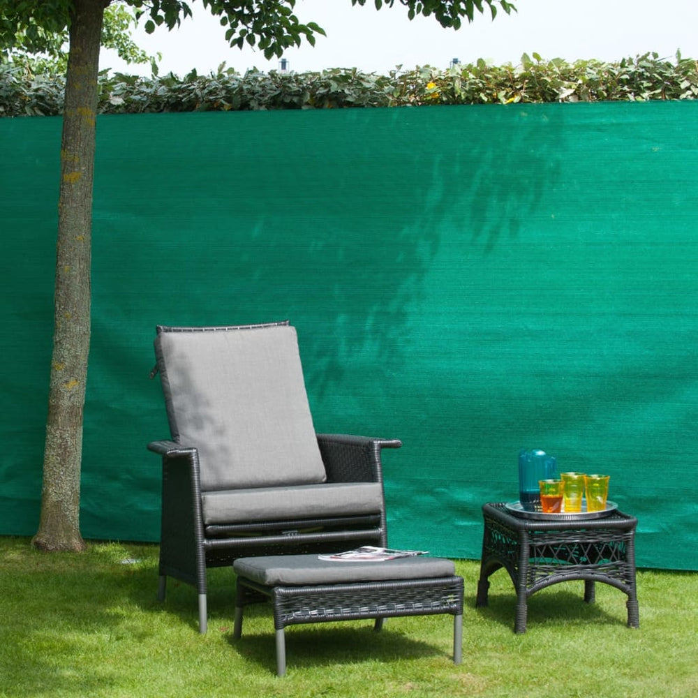 Natuur tuinscherm 1,2x5 m pe groen