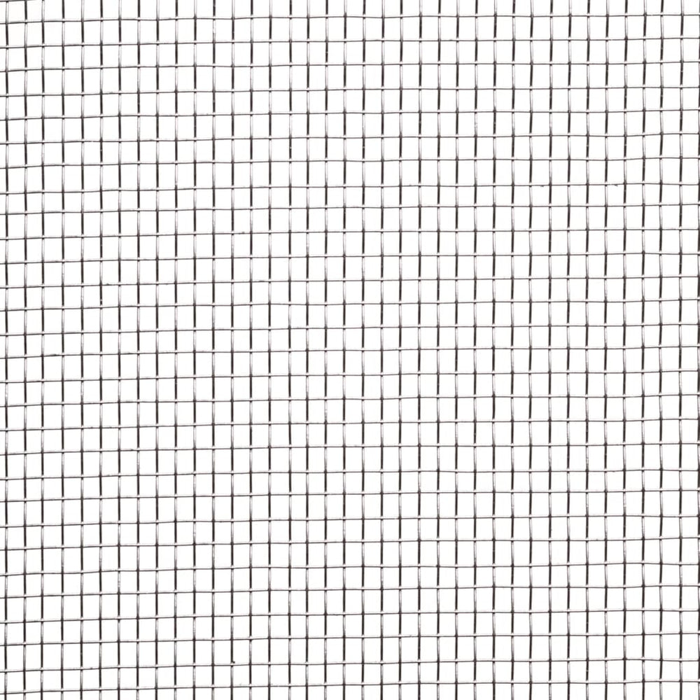 Nature muggennet 1x2 m aluminium grijs
