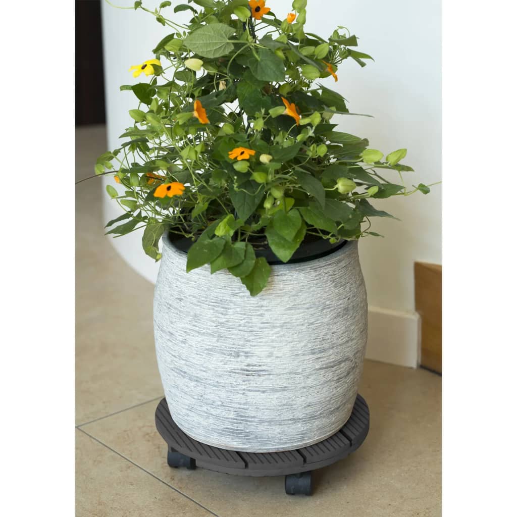 Nature plantenwagen rond ø30 cm antracietkleurig